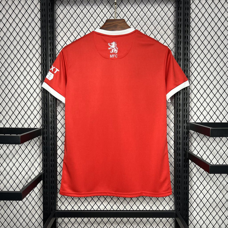 Camisa Middlesbrough I 24/25 Errea - Vermelho