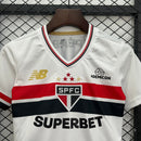 Kit Infantil São Paulo 25/26 New Balance - Branco