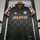 Camisa Manchester United  24/25 Adidas - Pré Jogo - Preto